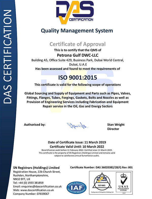 ISO Certificate
